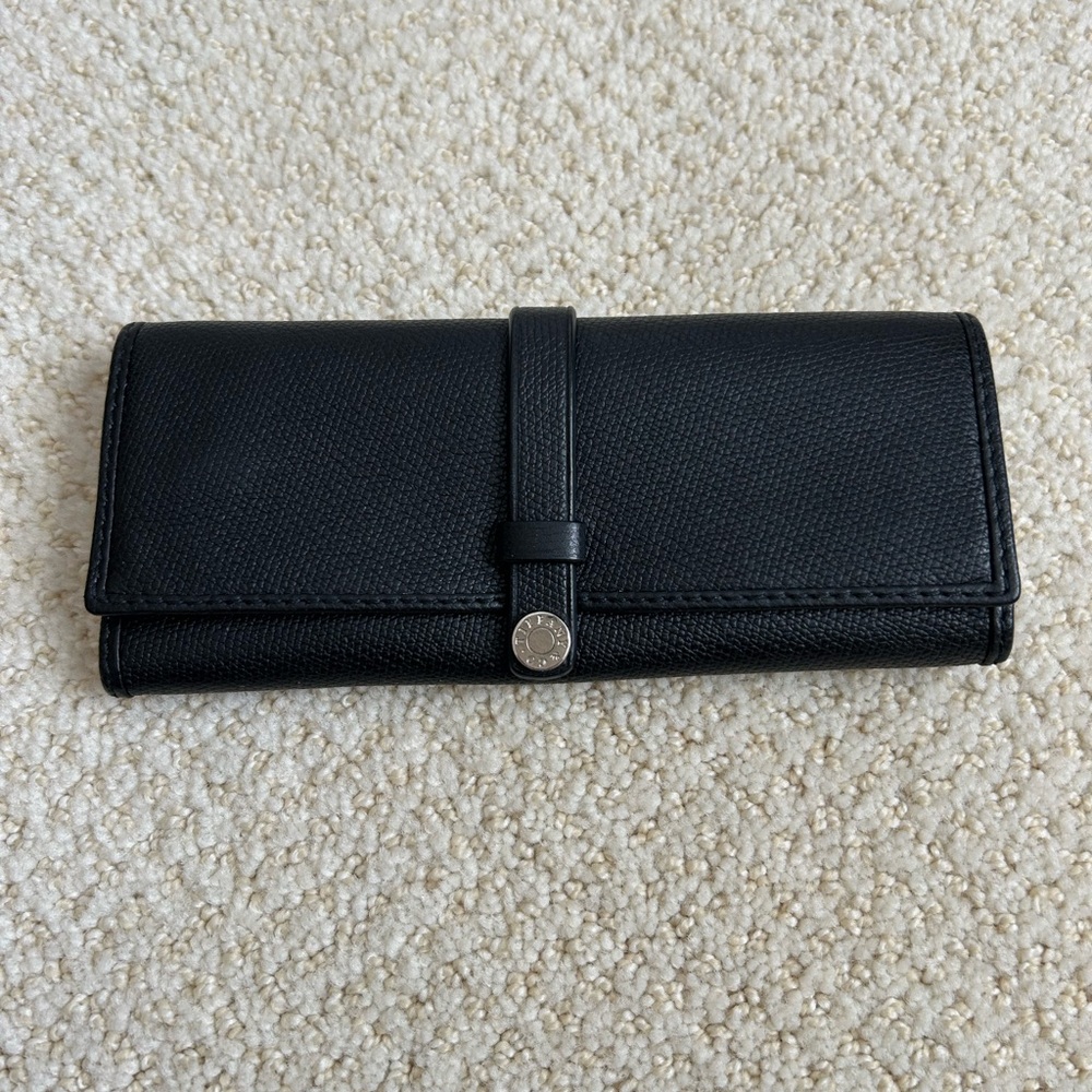 Tiffany & Co. Black Leather Jewelry Roll